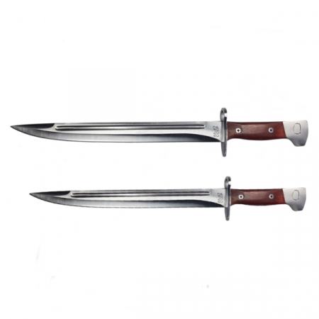 Cutite & seturi de cutite - Set doua cutite pentru camping si vanatoare AK, IdeallStore®, Maro