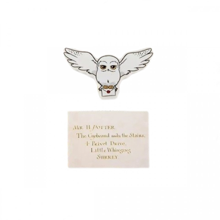 Gaming, Carti & Birotica - Set doua radiere Harry Potter Hedwige, IdeallStore®, Multicolor