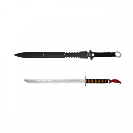 Cutite japoneze - Set doua sabii, IdeallStore®, Japan Soul, 56 cm, teaca inclusa