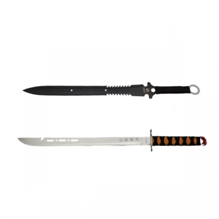 Sabii & Macete - Set doua sabii, IdeallStore®, Ninja Path, 70 cm, teaca inclusa