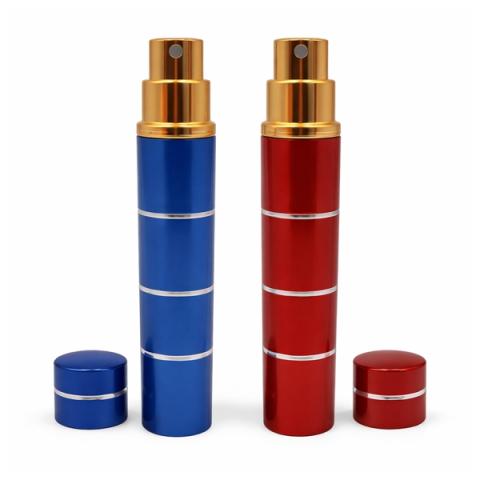 SPORT & TIMP LIBER - Set doua spray-uri cu piper, dispersant, auto-aparare, 20 ml, albastru/rosu