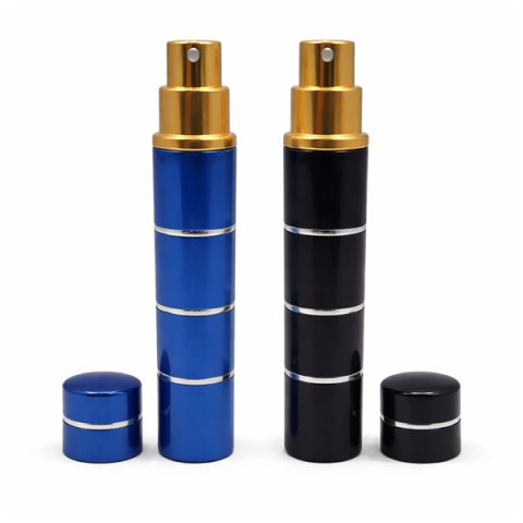 SPORT & TIMP LIBER - Set doua spray-uri cu piper, dispersant, auto-aparare, 20 ml, negru/albastru