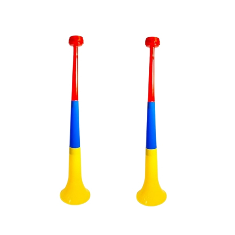 ARTICOLE SUPORTERI - Set doua vuvuzele tricolore - Goarne de Stadion, Petreceri, Evenimente