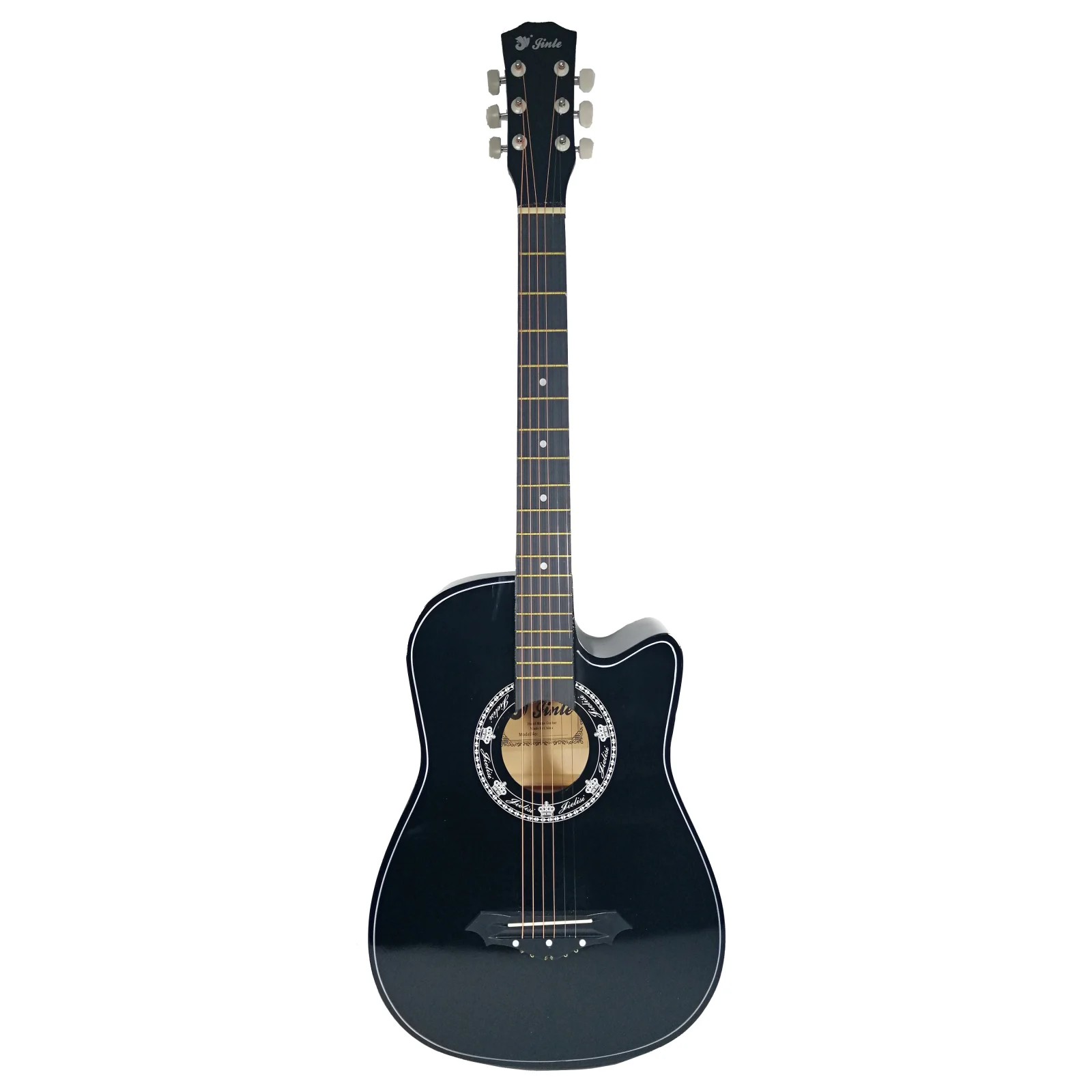 Set  husa si chitara clasica din lemn, Cutaway Country Black, 95 cm, negru [1]