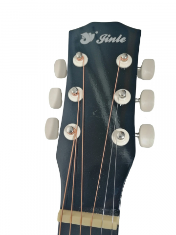Set  husa si chitara clasica din lemn, Cutaway Country Black, 95 cm, negru [3]
