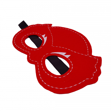 Set manusa si accesorii Eroi in Pijamale IdeallStore®, Bufnita Misterioasa, marime universala, rosu [2]