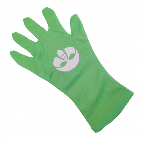 Set manusa si accesorii Eroi in Pijamale IdeallStore®, Sopi Neinfricatul, marime universala, verde [7]