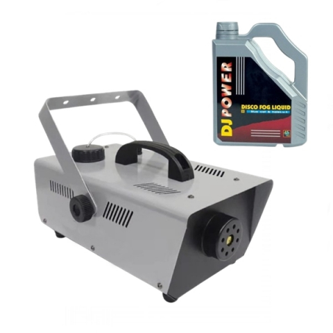 Echipamente petrecere - Set mașină de fum profesionala  si lichid 4.5 l,  telecomanda, 2000 KV