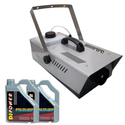 Echipamente petrecere - Set mașină de fum profesionala  si lichid 9 l,  telecomanda, 2000 KV