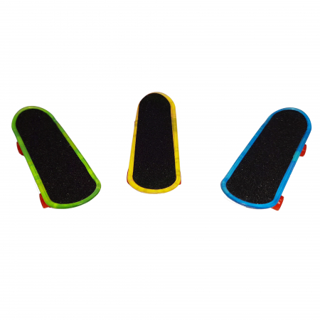 Set mini Skateboard IdeallStore®, Fingerboard Light, LED, 9.5 cm, multicolor [1]