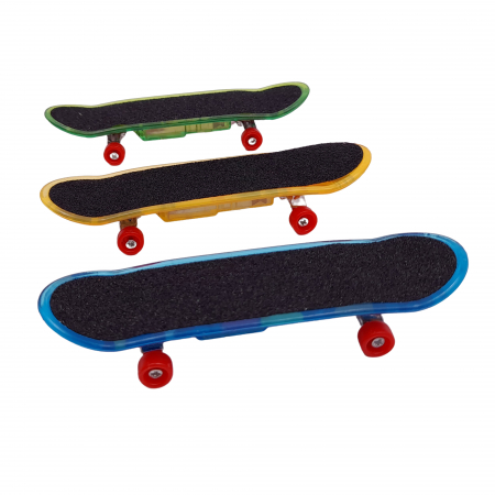 Set mini Skateboard IdeallStore®, Fingerboard Light, LED, 9.5 cm, multicolor [2]