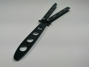 Set Nunceag, 31 cm si briceag fluture, 22 cm, negru [13]