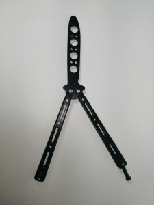 Set Nunceag, 31 cm si briceag fluture, 22 cm, negru [9]