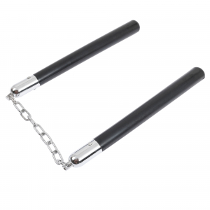 Set 2 Nunceag,/ nunchucku, 31 cm, lemn, negru [1]