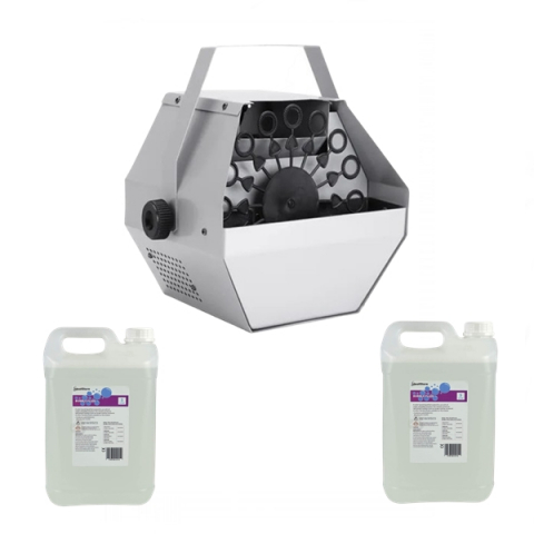 ACCESORII & DIVERSE - Set petrecere masina de baloane si lichid,  IdeallStore®, argintiu, 10 l