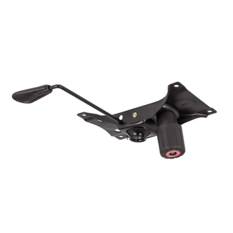 Set placuta balans metalica 22 cm x 15 cm, baza 60 cm si cilindru piston, gaz, pentru scaune birou, argintiu, 35 cm [4]