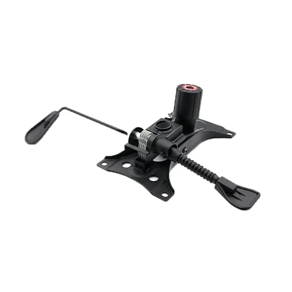 Set placuta balans metalica, 25 cm x 15 cm si cilindru piston, gaz, pentru scaune birou, argintiu, 35 cm [4]