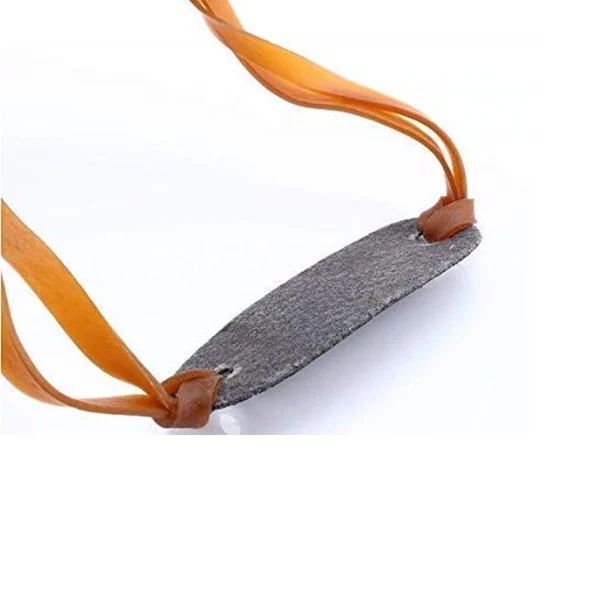 Set praștie din lemn si 100 bile metalice 11 mm DEPOX®, 19 cm, Maro [6]
