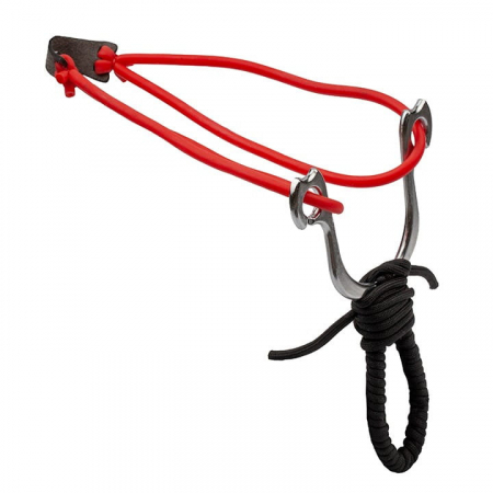 Set prastie metalica IdeallStore®, Sling King, snur, negru, 15 cm si bile de 6 mm [2]