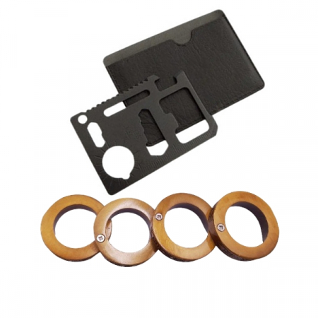 Pumnaluri si boxuri - Set Rozeta extensibila si Card supravietuire IdeallStore® ,  husa inclusa