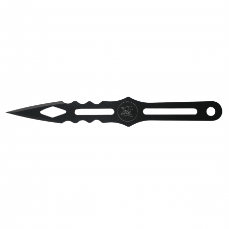 Set Rozeta si 3 Cutite de aruncat ,IdeallStore® , Negru ,Otel inoxidabil [2]
