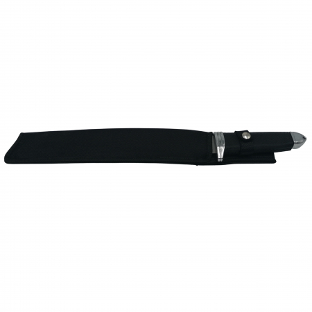 Set sabie si maceta de vanatoare, IdeallStore®, argintiu, 46 cm, teaca inclusa [4]