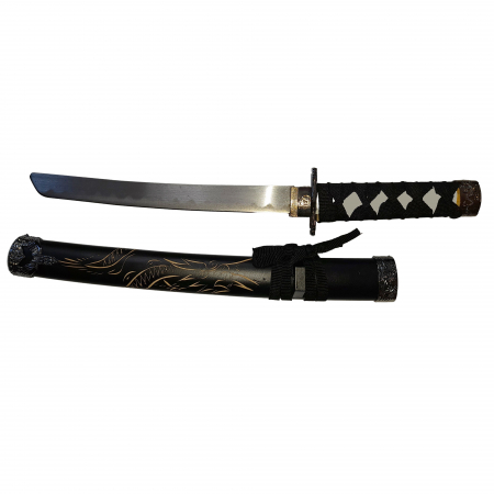 Set sabii decorative IdeallStore®, panoplie, Ninja Warrior, metal, 83 cm, teaca inclusa [6]