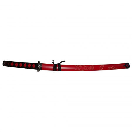 Set sabii decorative IdeallStore®, panoplie, Ninja Warrior, metal, 83 cm, teaca inclusa [4]