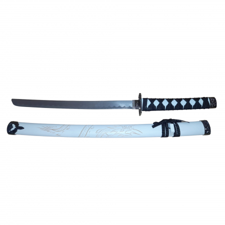 Set sabii decorative IdeallStore®, panoplie, Ninja Warrior, metal, 83 cm, teaca inclusa [9]