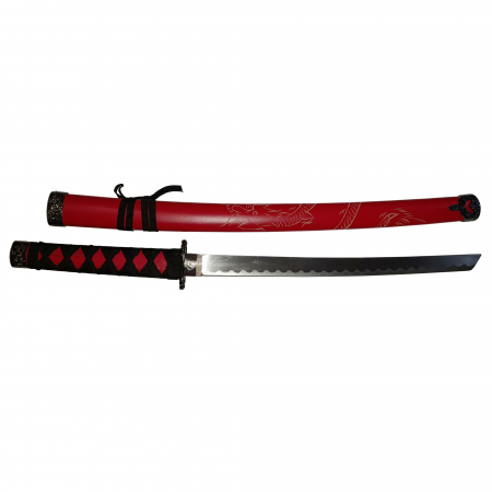 Set sabii decorative IdeallStore®, panoplie, Ninja Warrior, metal, 83 cm, teaca inclusa [9]