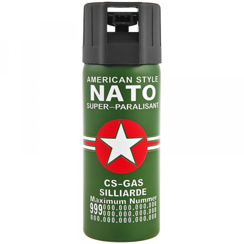 Set spray cu piper si cutit model spaniol 15 cm, auto-aparare, 60 ml, verde [1]