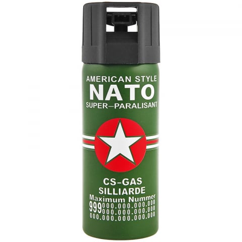 Set spray cu piper si cutit model spaniol 18 cm, auto-aparare, 110 ml, verde [1]