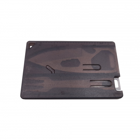 Set tacamuri pentru camping si drumetii IdeallStore®, cutit si furculita, multifunctional, 8.5 cm [5]