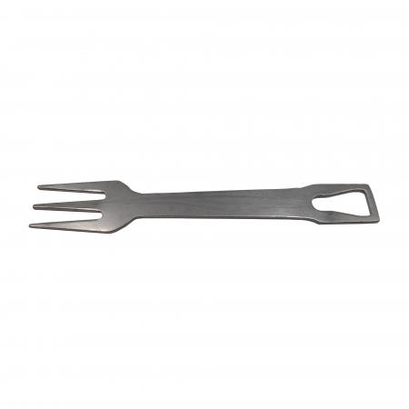 Set tacamuri pentru camping si drumetii IdeallStore®, cutit si furculita, multifunctional, 8.5 cm [3]