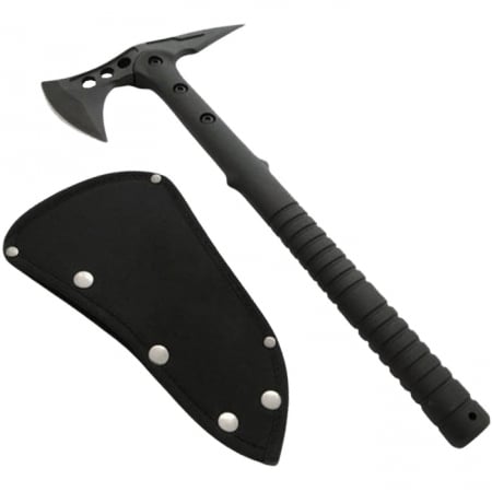 Set Topor Ideallstore®, Tactical Spirit, 40 cm, teaca inclusa si briceag de vanatoare AK [10]