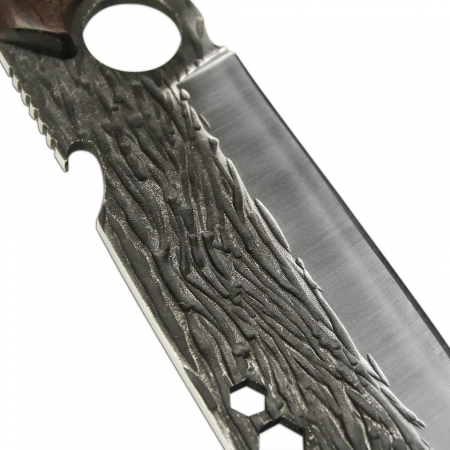 Set Topor Pirate Skull, 39 cm si Cutit japonez Claw Blade, 27 cm, IdeallStore®, teaca inclusa [8]