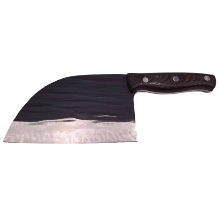 Set Topor Pirate Skull, 39 cm si Cutit Wave Blade, 30 cm, IdeallStore®, otel inoxidabil, negru [4]