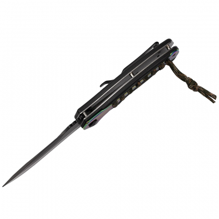 Set Topor Survivor 39 cm , Briceag de vanatoare 21 cm si Box aluminiu , IdeallStore®, negru [12]