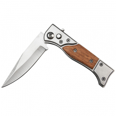 Set topor SurvivormBriceag Automat din Oțel 440C si Spray Autoapărare NATO 39 cm/110 ml/16 cm, husa inclusa [6]