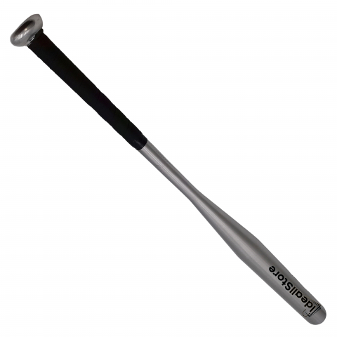 Set trei bate de baseball IdeallStore®, Home Run, aluminiu, 80 cm, argintiu [2]