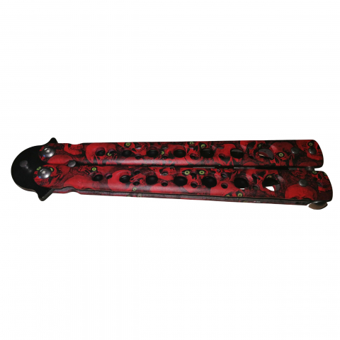 Set trei briceaguri de antrenament IdeallStore®, Scared Skulls, otel inoxidabil, multicolor [4]