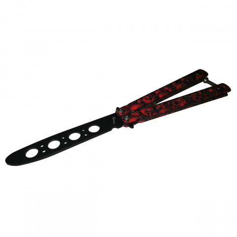 Set trei briceaguri de antrenament IdeallStore®, Scared Skulls, otel inoxidabil, multicolor [1]