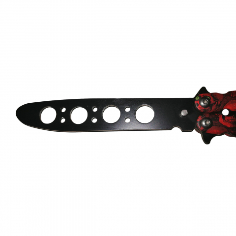 Set trei briceaguri de antrenament IdeallStore®, Scared Skulls, otel inoxidabil, multicolor [3]