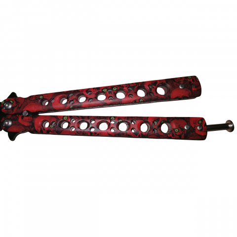Set trei briceaguri de antrenament IdeallStore®, Scared Skulls, otel inoxidabil, multicolor [2]