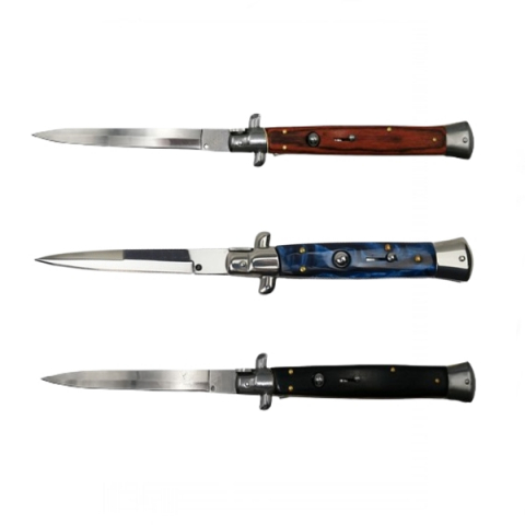 Bricege - Set trei bricege automate, Stiletto, otel inoxidabil, 33 cm, husa inclusa