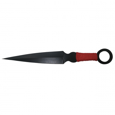 Set trei cutite de aruncat, Black Kunai, otel inoxidabil, 16 cm, teaca inclusa [2]