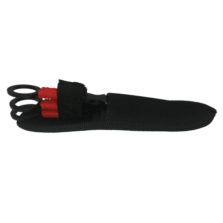 Set trei cutite de aruncat, Black Kunai, otel inoxidabil, 16 cm, teaca inclusa [5]