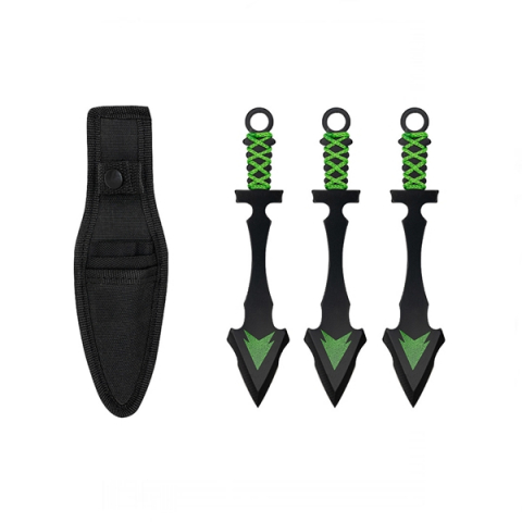 Set trei cutite de aruncat Darts, 16.5 cm, husa inclusa [1]