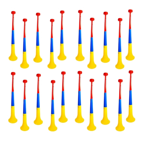 ARTICOLE SUPORTERI - Set 20 vuvuzele tricolore - Goarne de Stadion, Petreceri, Evenimente