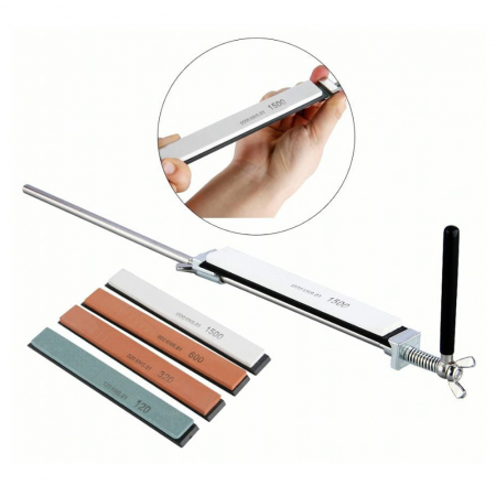 Sistem de ascutire cutite IdeallStore®, Special Chef, antiaderent, argintiu [4]